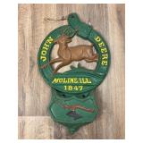 Cast Iron Original John Deere Wall Hanger Note Box