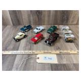 Qty 9 Ford Style Die Cast and Plastic Toys