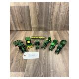 Qty. 11, John Deere Tractors/Combine/Impliments, M