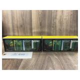 Qty. 2, John Deere, 4 pc. Toy Set, Ertl, 1/64 Scal