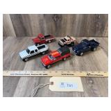 Qty 5 Chevrolet Style Die Cast Toys