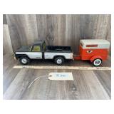 Nylint Pronto Pickup Truck and U-Haul Cargo Traile