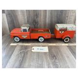 Nylint Ford Pickup Truck U-Haul and Cargo Trailer