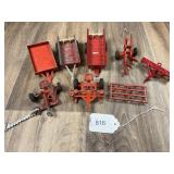 Qty. 8, Assorment of Tractor Impliments, Hubley