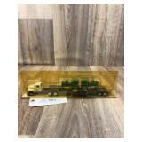 John Deere Semi with Trailer and Tractors, Metal,