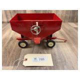 True-Scale Gravity Dump Grain Trailer, Metal, 1/16