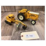Qty. 2, International 3444 and Road Grader, Ertl,