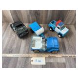 Qty 4 Tonkas; Pickup, Jeep, VW Bug and Dune Buggy