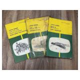 Qty 3 John Deere Manuals; Disk Harrows, Rotary Hoe