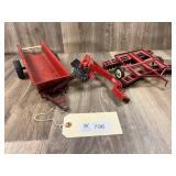 Qty. 3, Manure Spreader, Disc Harrow, 3 Bottom Plo