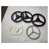 Qty 5 Pedal Car / Tractor Steering Wheels