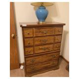 Bedroom Set; Full/Queen Headboard and Frame, Chest