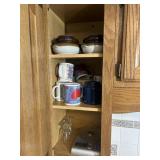 Cupboard Contents; Mugs, Bowls, misc