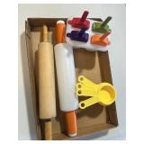 2 Rolling Pins, Measuring Cups, Popsicle Molds