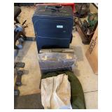 Luggage, Briefcase and 2 Tarps