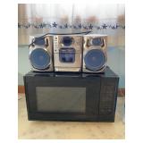Microwave, Radio Cassette CD Player