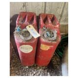2 Safety Blitz 5 gallon gas cans