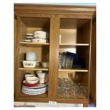 Cupboard Contents; Fireking, Pyrex, Anchor Hocking