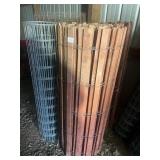 Wood Snow Fence, 2 Rolls of Wire