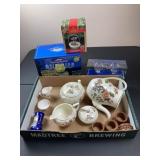 Wedgewood China Set, Queen Anne China, Wood Napkin