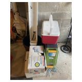 Gardening Bench, Cooler, Speader, misc