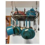 Silverstone Cookware Set w/Pot and Pan Hanger