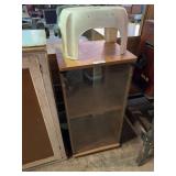 Glass front Entertainment Cabinet 18'Wx16.5'Dx36