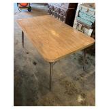 Metal Leg Table 60'wx36'Dx29'H