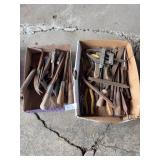 2 Boxes Misc Tools,Files