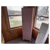 Tall Pink Cabinet 19x14x68.5