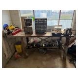 7 Foot Workbench With 4 Inch Rock Island Vice,No O