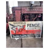Sheffield Fence Sign, Dayton Feed and Supply Co,Me