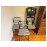Lot of (4) Folding Chairs