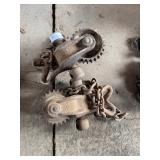 Pair of Geared Chain Pulls