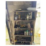 Wood Shelf With Contents