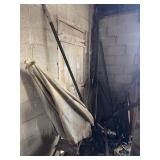 Scrap Corner Lot,Flat Steel,Posts,Mower