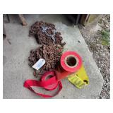 Chains and Caution Tape