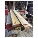 Qty 11 Pine Boards, 9 Inches Wide, 7.5 Feet Long,3