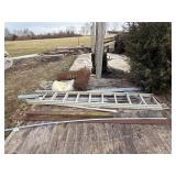 Pile Scrap,Ladder,Fence,Steel