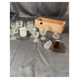 Assorted Antique Glass Eye Cups