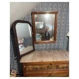 Two Antique Wall Mirrors