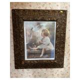 Framed Zula Kenyon 'Song of the Bluebird' Print