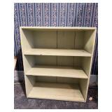 Rustic Distressed White Wood Shelf