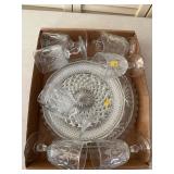 Pressed Glass Servingware Assortment