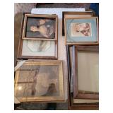 Mixed Framed Prints And Gilt Frames