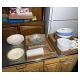 Clear Glassware and Mixing Bowls