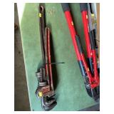 2 Adjustable Pipe Wrenches