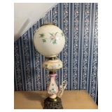 Hand Painted Gone With The Wind Style Lamp