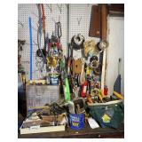 Contents of Shelf, Wall and Under Bench