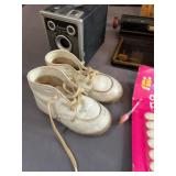 Vintage Camera, Baby Shoes, and more